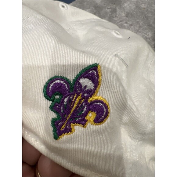 '47 Brand Nola New Orleans Pelicans Retro Script Rope Snapback Hat Cap NBA White - Picture 12 of 12